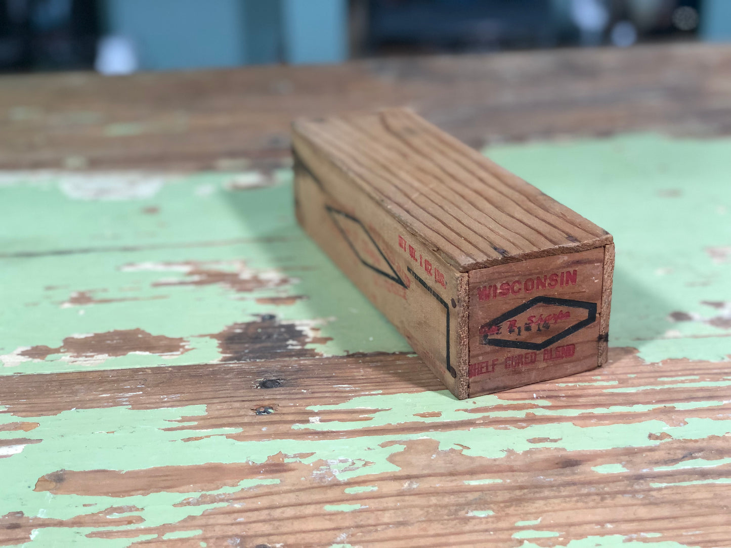 Vintage Cheese Box Lid