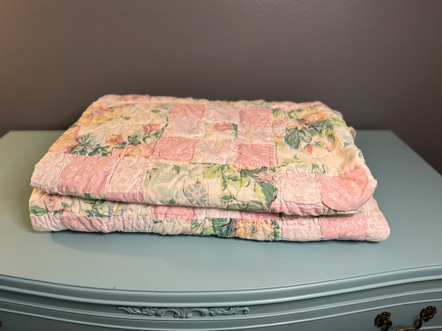 Vintage Laura Ashley Patchwork Quilt