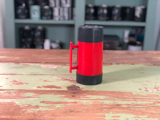 Small Red and Black Thermos