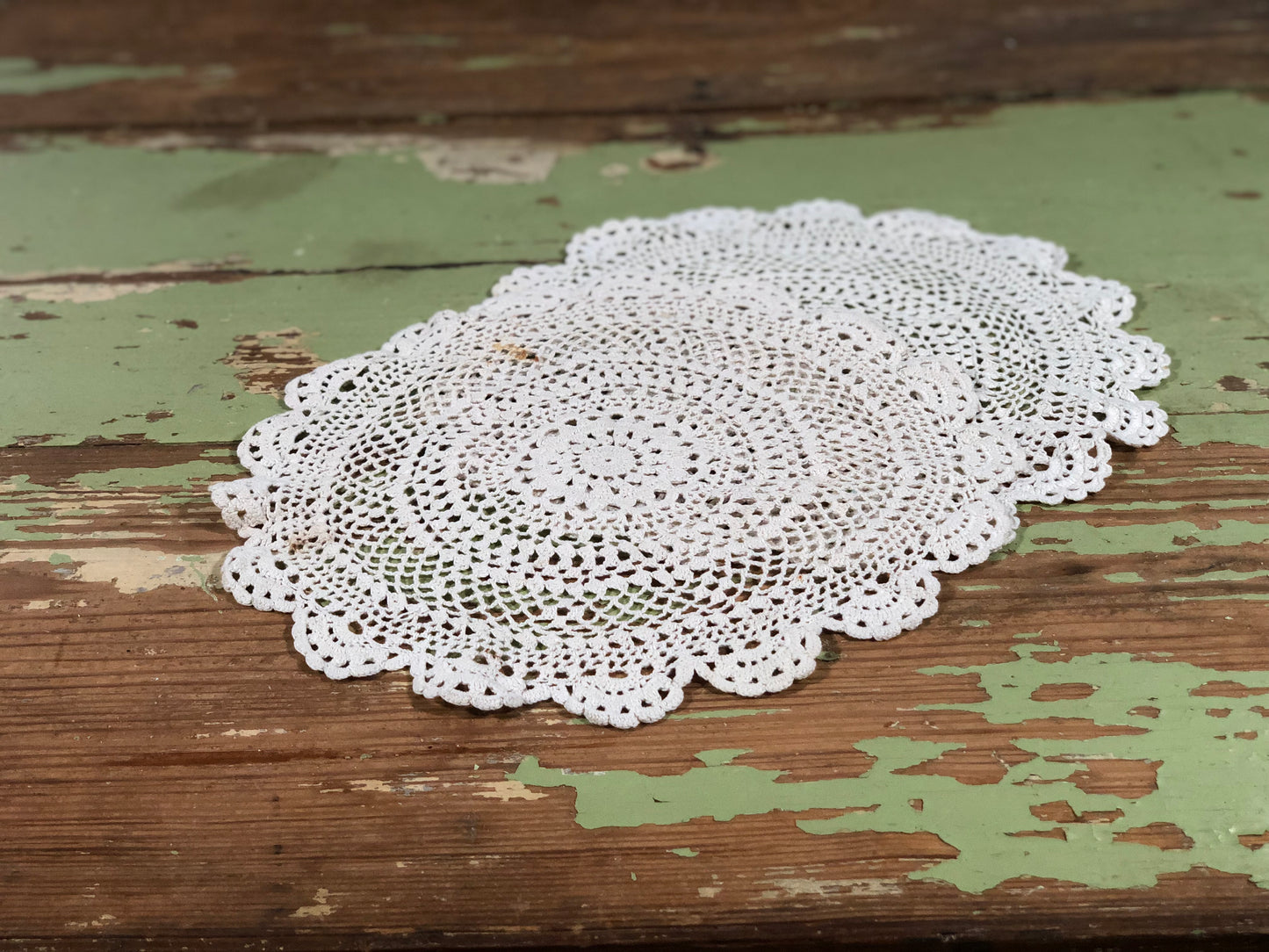 Vintage Round Doilies - Set of 2