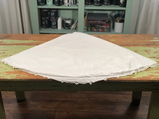 Vintage Round Table Cloth