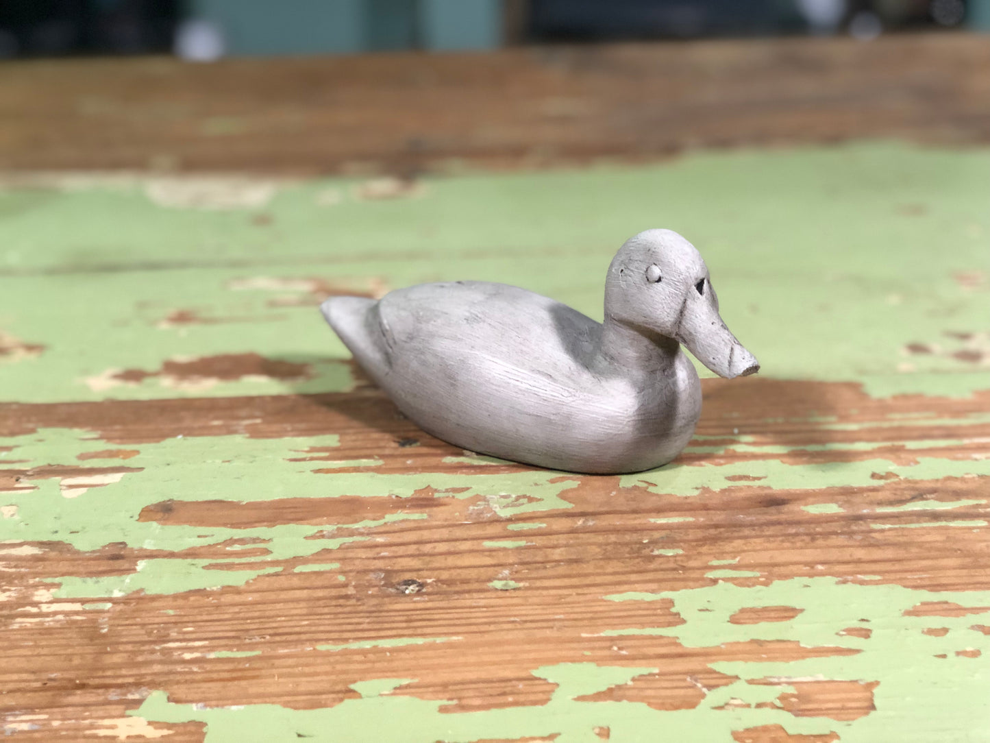 Upcycled Small Wooden Duck