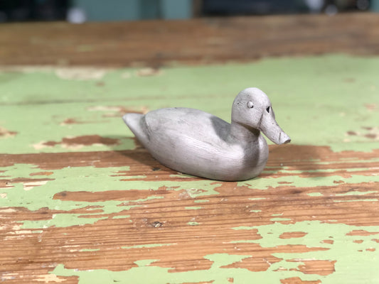 Upcycled Small Wooden Duck