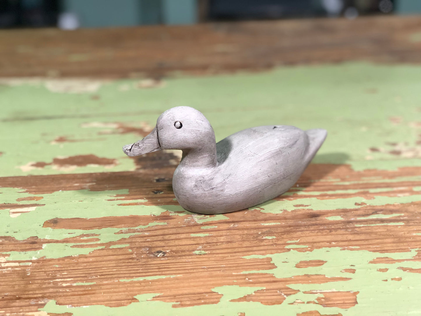 Upcycled Small Wooden Duck