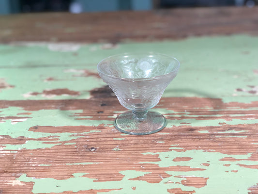 Small Clear Glass Ice Cream Dish