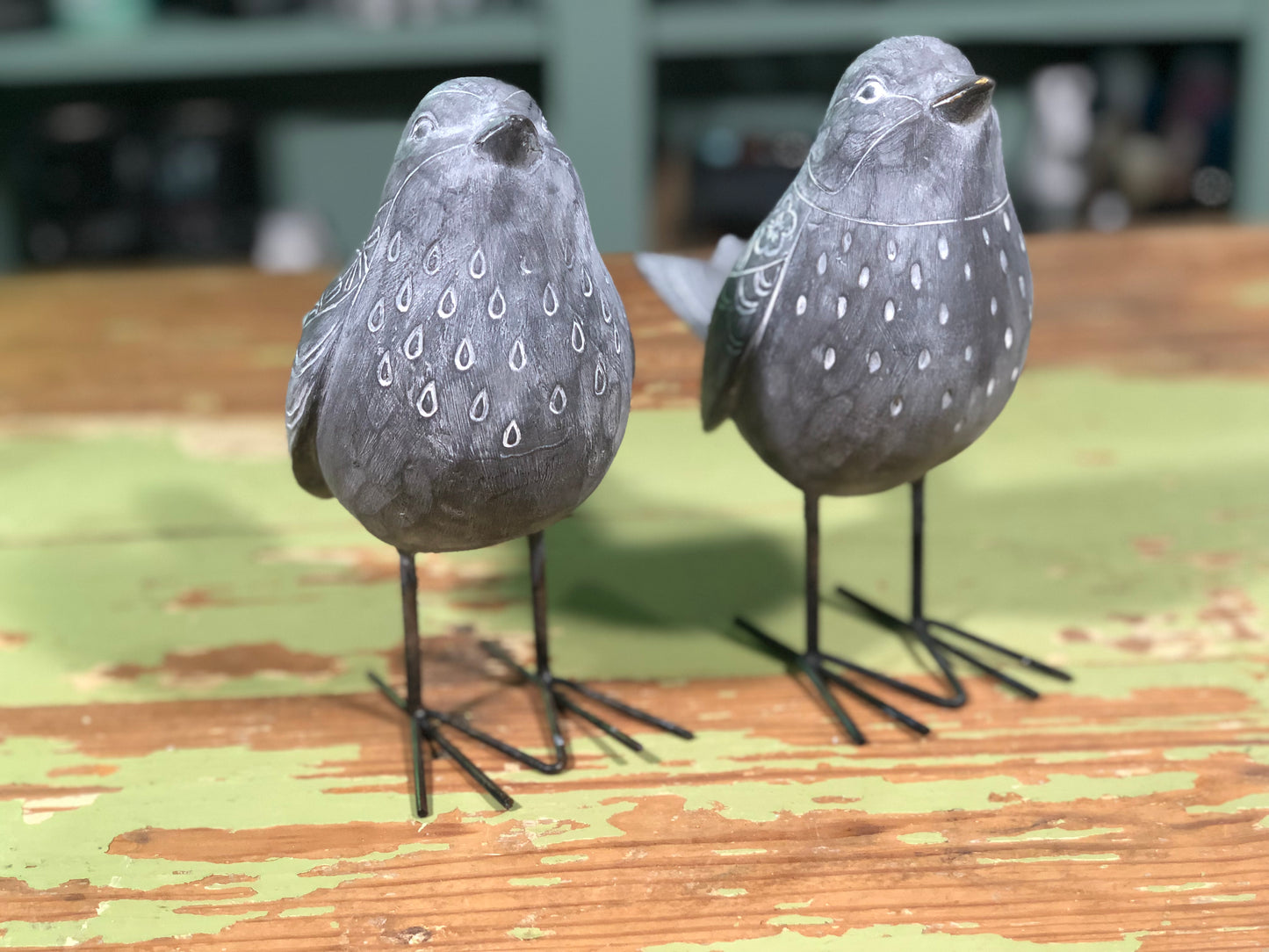 Upcycled Gray Bird - Sold Individually