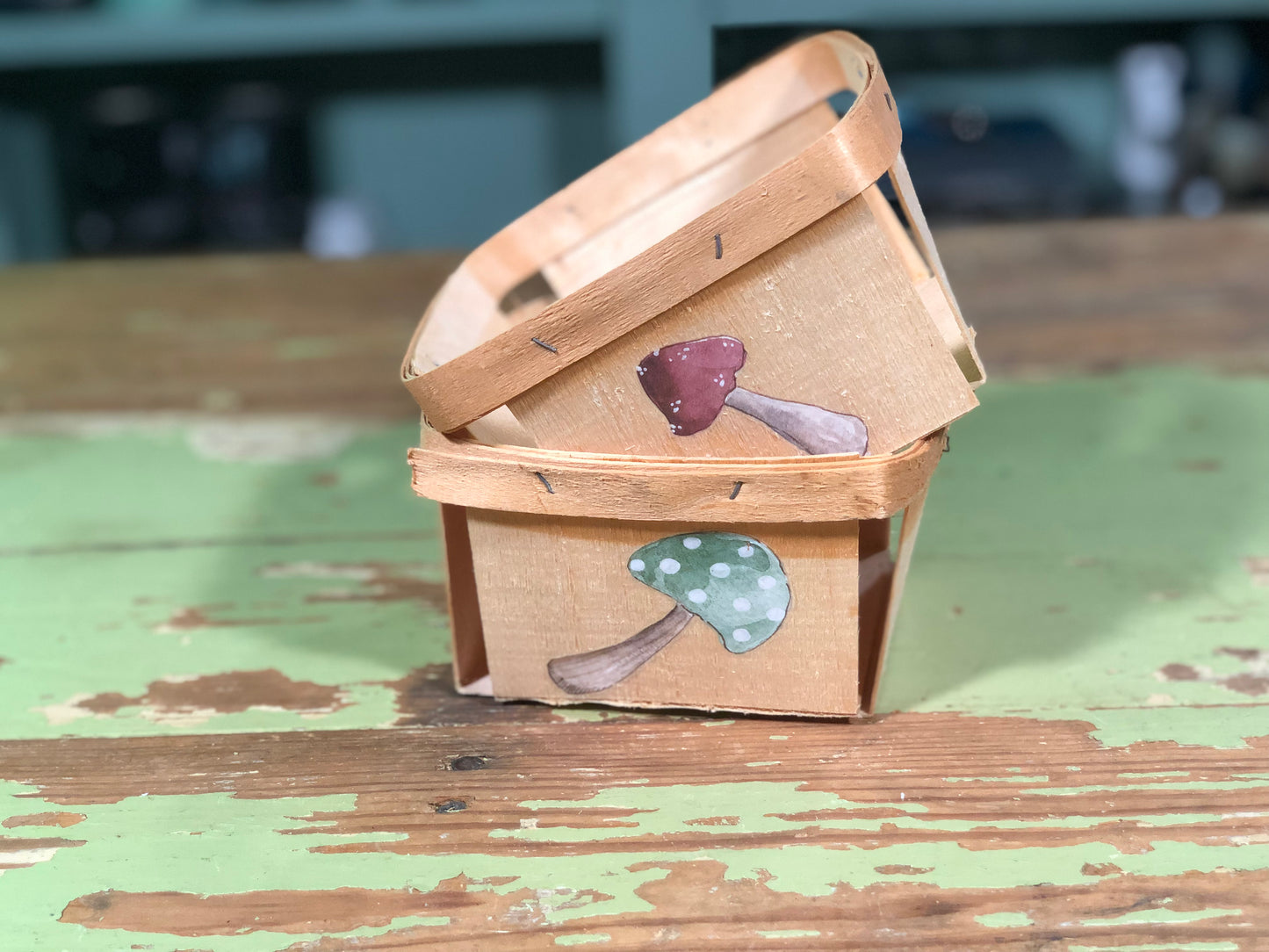 Berry Baskets with Transfer - Set of 2