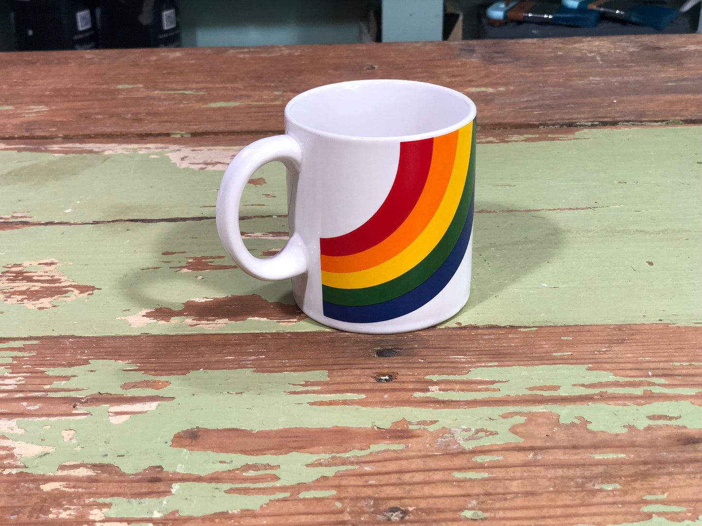 Vintage 1984 FTD Rainbow Coffee Mug